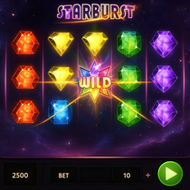 CrownPlay - Starburst Slot Game - NetEnt
